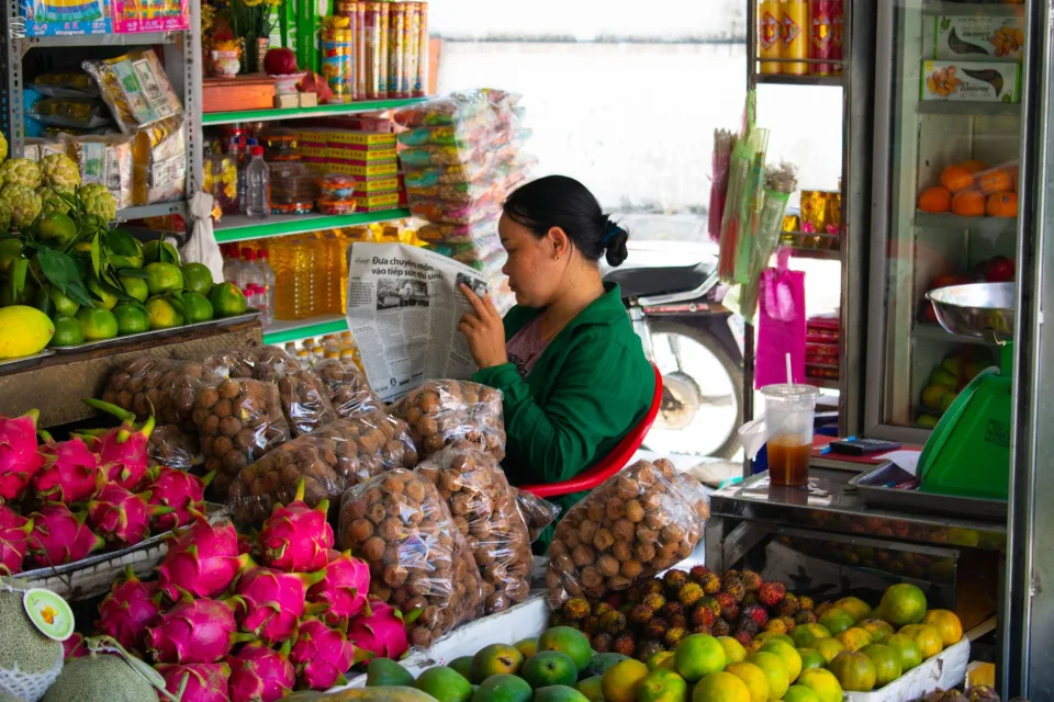 Rau củ trong ngăn mát